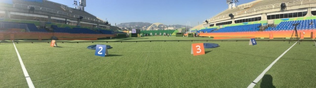 Il campo di gara olimpico