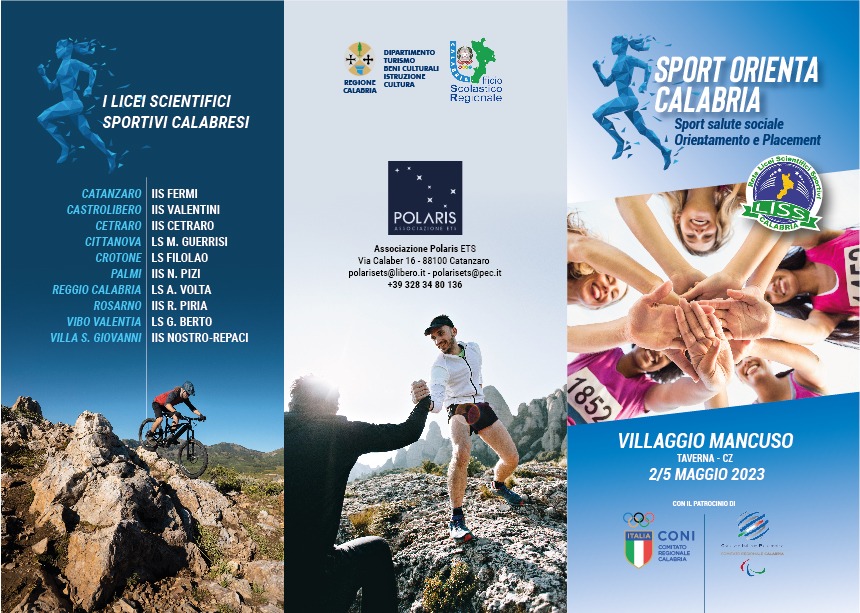 Calabria: Sport Orienta Calabria, progetto  per gli Istituti Superiori