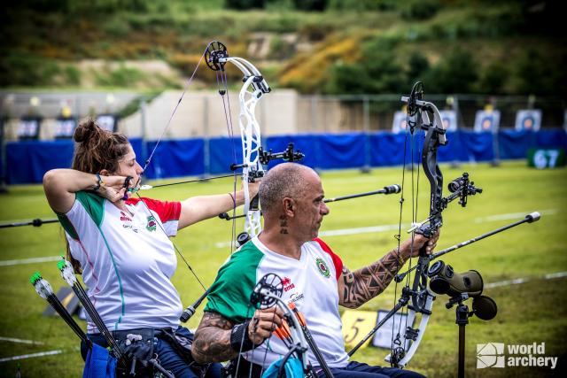 Eleonora Sarti e Paolo Cancelli nelle eliminatorie mixed team Copia