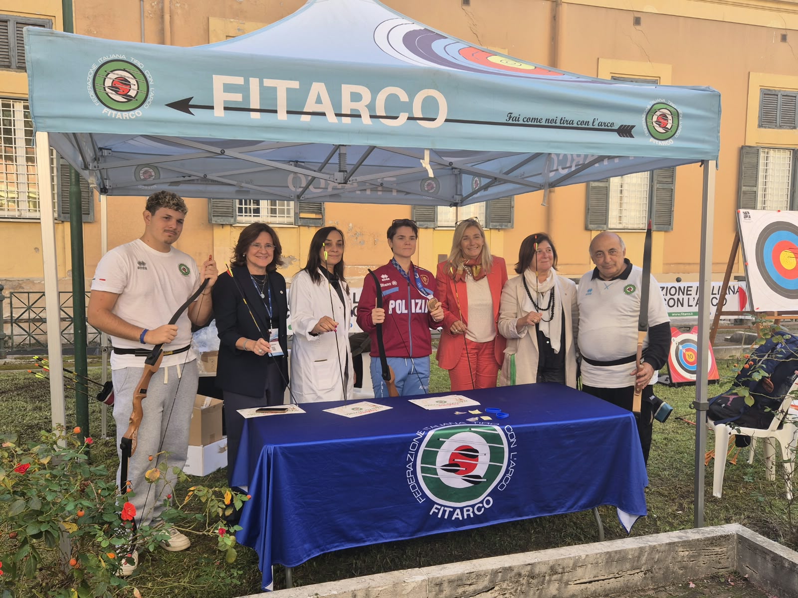 FITARCO Promotes Health and Archery at Rome's Policlinico Umberto I