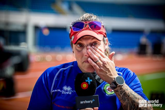 Marcella Tonioli emozionata intervistata da World Archery