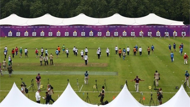 Una visione dall'alto del Lord's Cricket Ground