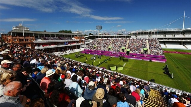 Il Lord's Cricket Ground come si presenta in queste ore