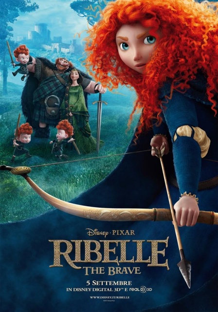 I Campioni Olimpici alla prima del film "Ribelle - The Brave"