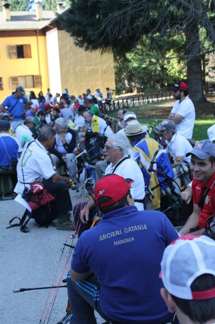 Le pattuglie prima del via