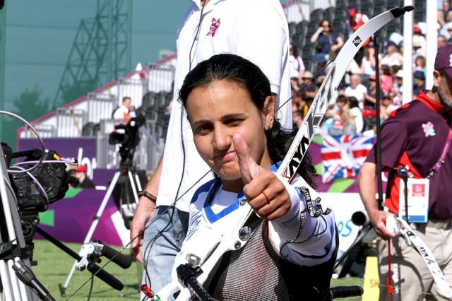 Mariangela Perna ai Giochi Paralimpici di Londra 2012