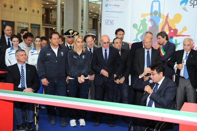 L'intervento del Presidente del CIP e Vicepresidente CONI Luca Pancalli all'inaugurazione di Sports Days. 
