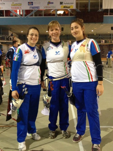 La squadra Arco Olimpico femminile