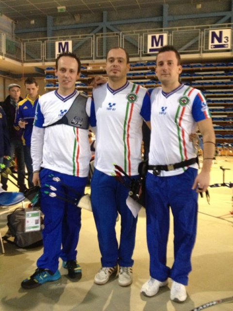 La squadra Arco Olimpico maschile