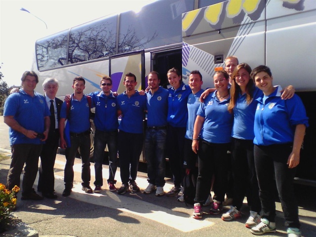 Partita la delegazione azzurra verso Riom