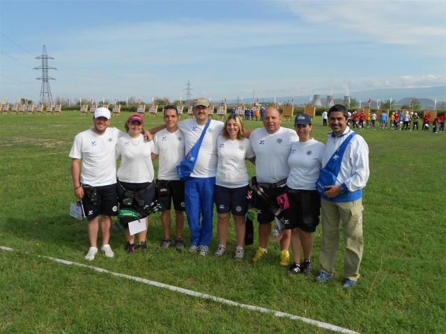 Il gruppo azzurro al completo in Armenia