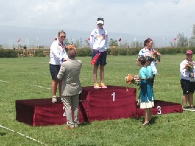 Anastasia Anastasio premiata sul podio femminile