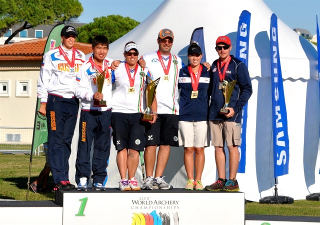 Sergio Pagni e Marcella Tonioli si confermano campioni del mondo nel misto compound