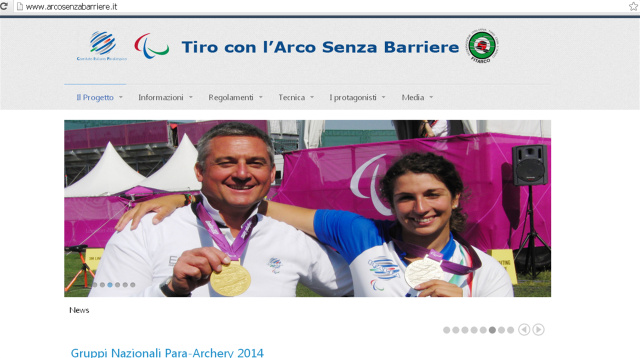 On-line il portale del Progetto Para Archery Fitarco