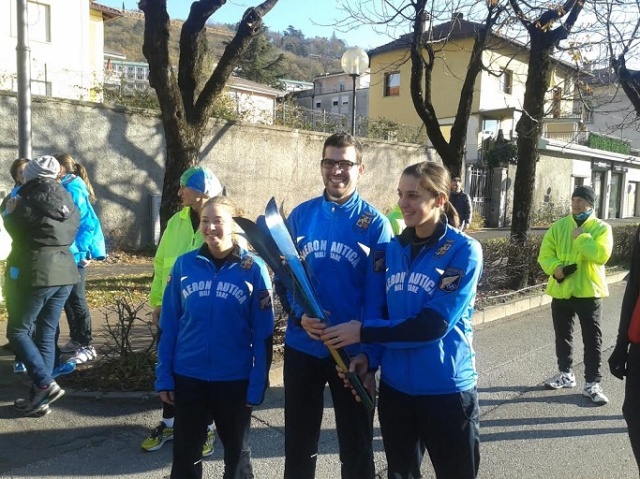 Universiadi Invernali 2013: tre avieri hanno portato la fiaccola