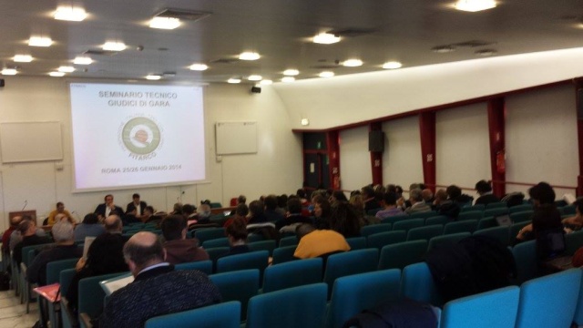 Il Seminario degli Ufficiali di Gara a Roma