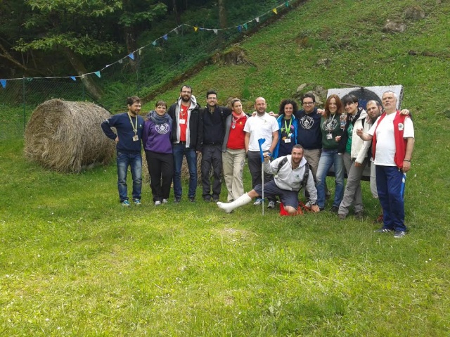 Arcieri toscani per l'associazione Dynamo Camp