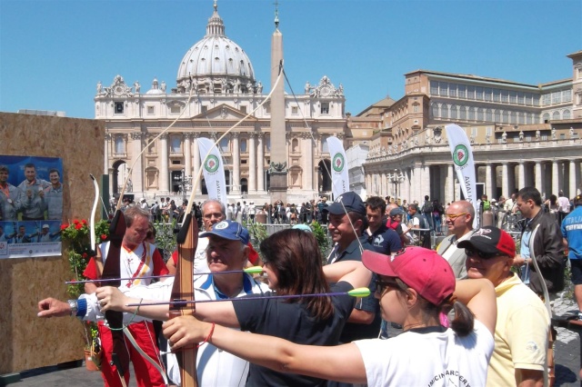 Tiro con l'arco a San Pietro nel 2012