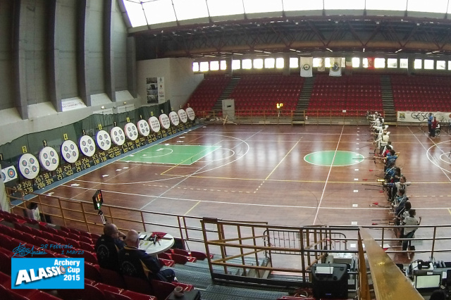 Il palazzetto dello sport dove si è svolta la competizione