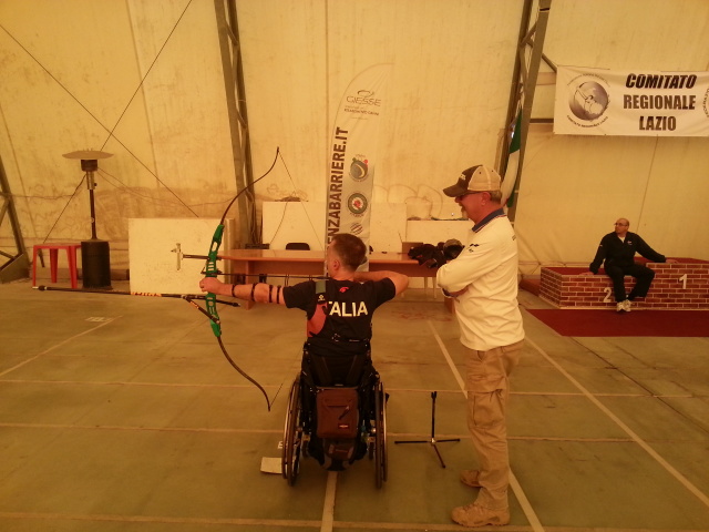 Il coach Fabio Olivieri con il Ten.Col. Roberto Punzo