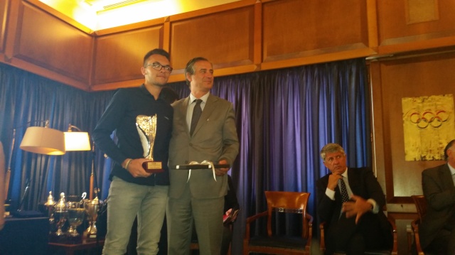 David Pasqualucci riceve il premio Ussi 
