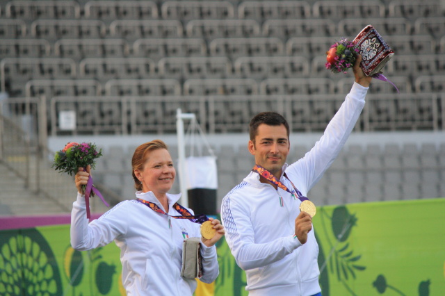 Giochi Europei 2015: Nespoli e Valeeva d'oro nel mixed team