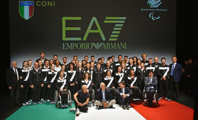 Anche gli arcieri azzurri alla presentazione delle divise Armani per Rio 2016