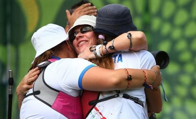 Gli azzurri dell’arco olimpico in raduno a Berlino