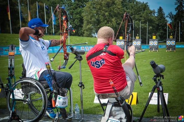 Mondiali Targa Para-Archery:  en-plein Compound Maschile per Rio 2016