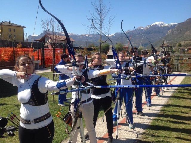 Gli azzurrini in raduno a Rovereto