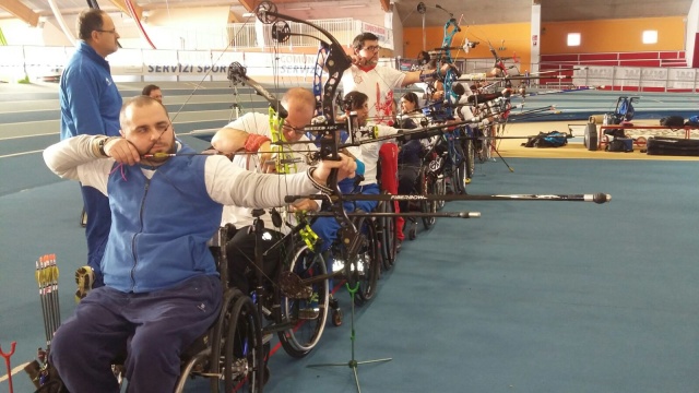 La Nazionale Para Archery nel palazzetto dello sport di Padova