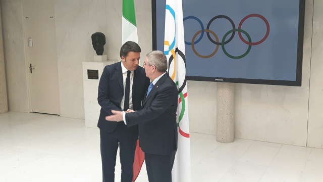 Renzi al CIO: “Roma vi aspetta”