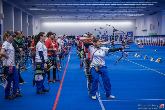 La squadra compound femminile