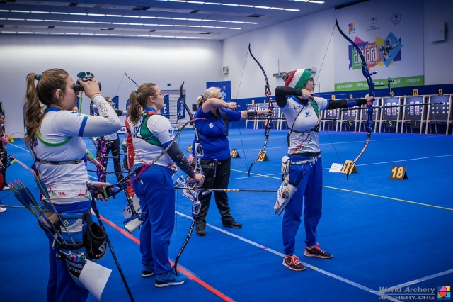 La squadra dell'arco olimpico femminile