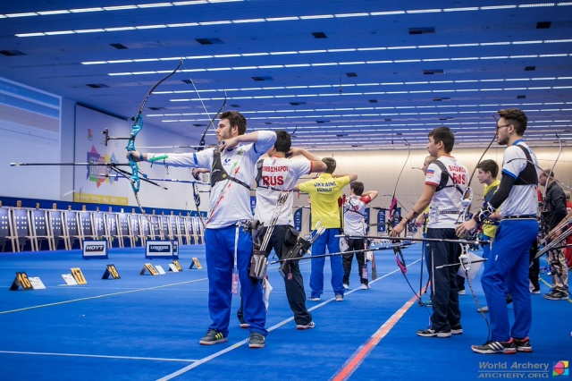 La squadra dell'arco olimpico Junior maschile