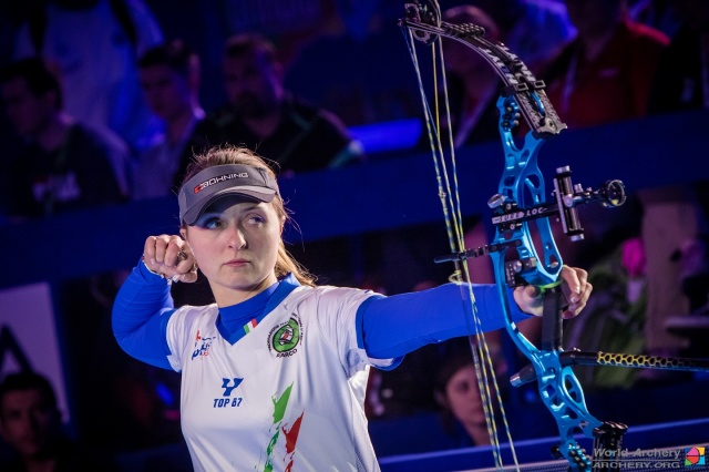 Irene Franchini durante la finale individuale