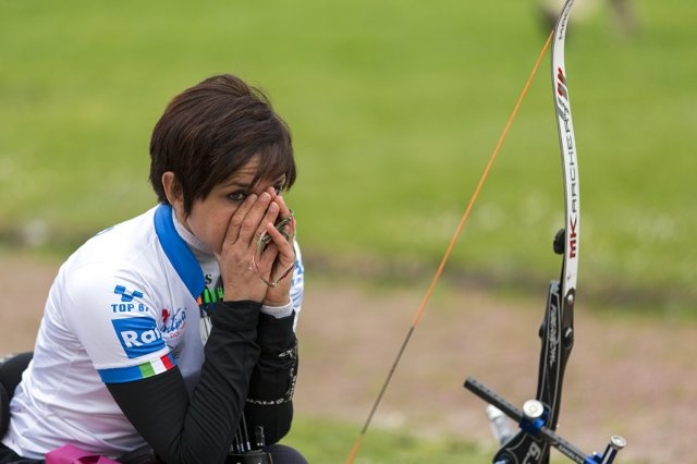 Veronica Floreno in  maglia azzurra