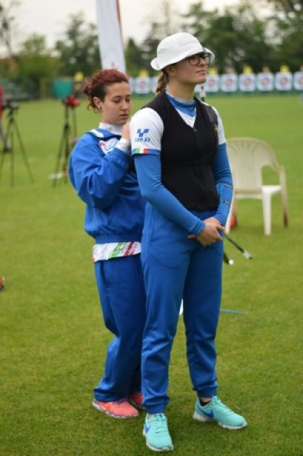 Due delle azzurre dell'olimpico