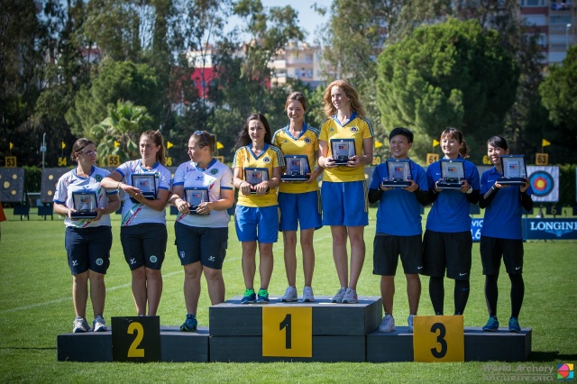 Il podio del torneo di qualificazione olimpica