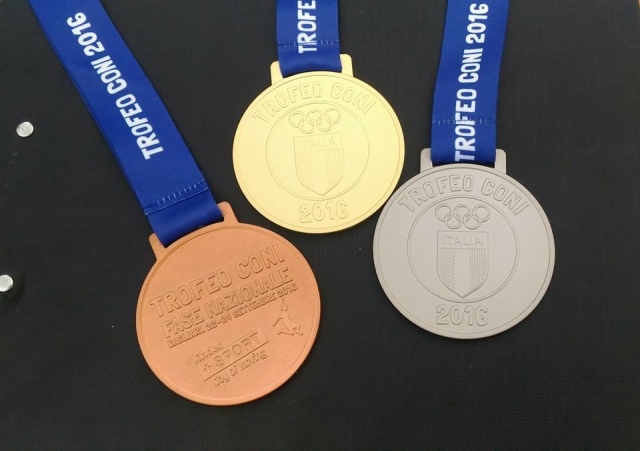 Le medaglie del Trofeo Coni 2016