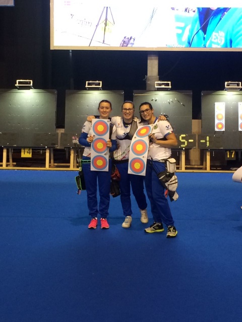 Il trio arco olimpico Junior femminile