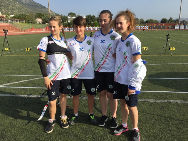 Le squadre azzurre a Maratona