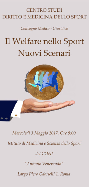 A Roma  il convegno “Il Welfare nello sport-Nuovi Scenari”