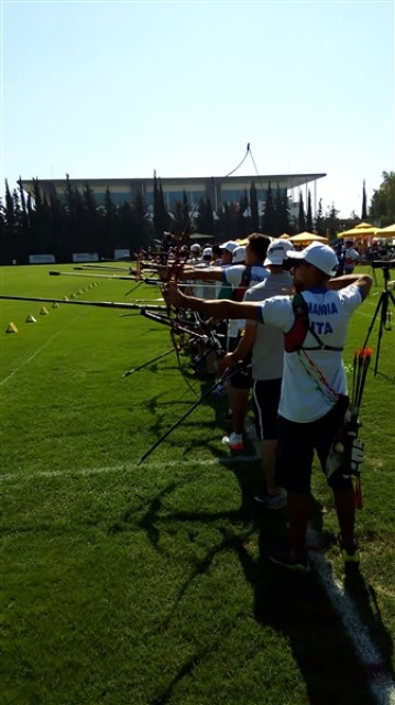 Gli azzurri dell'olimpico ad Antalya