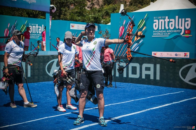 World Cup Antalya: bronzo per le azzurre compound 