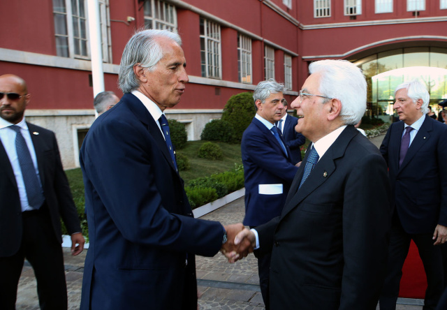 Mattarella fa la storia: 1ª visita di un Capo di Stato al CONI