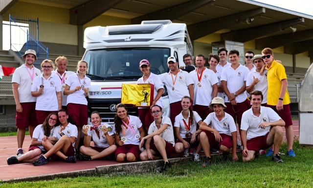 Il gruppo degli Arcieri Decumanus Maximus