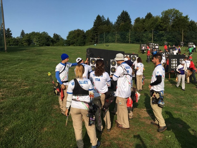 Gli azzurri in Slovenia
