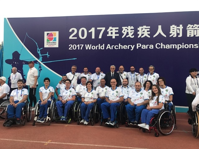 Gli azzurri Para-Archery a Pechino per i Mondiali
