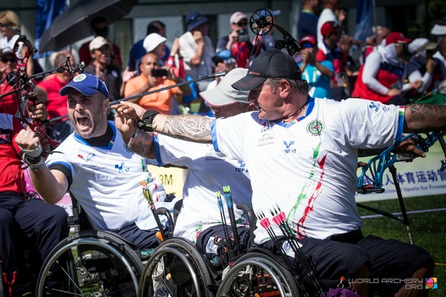 Mondiali Para-Archery: titolo mondiale per la squadra compound maschile